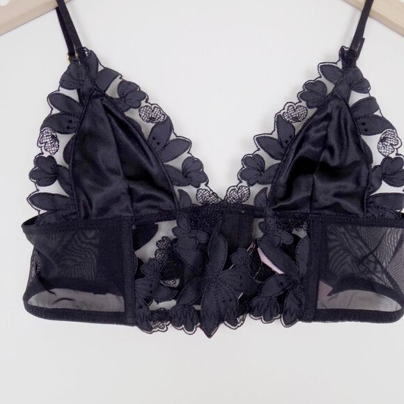 new with tags Victoria's Secret VS embroidered floral bralette crop top … - Picture 7 of 12